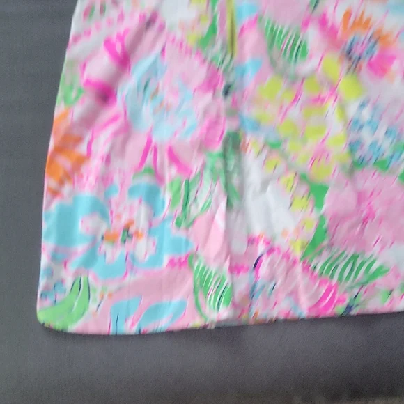Lilly Pulitzer Pink and Green Scoop Neck Sundress - Picture 2 of 5